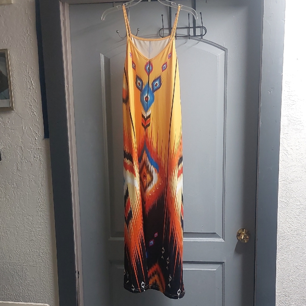 Colorful Maxi Dress SZ  M